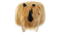 Kinderhocker NASHORN beige fluffig Cartoon Tierhocker