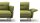 Hülsta Sofa von Rolf Benz Ecksofa 430 Stoff grün natur 293x182