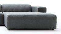 Hülsta Sofa von Rolf Benz Ecksofa 432 Stoff anthrazit grau 300x185 cm