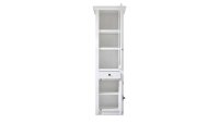 Vitrine WESTERLAND Vitrinenschrank Pinie weiß  B 63 cm