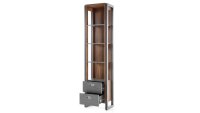 Regal DETROIT Schrank Stirling Oak und Matera anthrazit