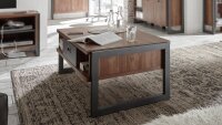 Couchtisch DETROIT Beistelltisch Stirling Oak und Matera anthrazit