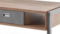 Couchtisch DETROIT Beistelltisch Stirling Oak und Matera anthrazit