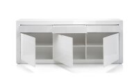 Sideboard CARAT Anrichte Kommode in weiß Hochglanz