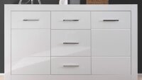 Sideboard BIANCO Kommode Anrichte Schrank in weiß Hochglanz