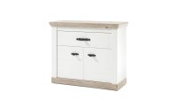 Kommode 55 FLORENZ Sideboard Flurmöbel Oslo Pinie weiß