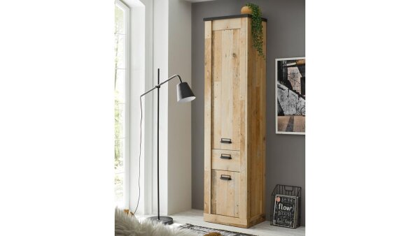 Schrank SHERWOOD 43 Old Style hell anthrazit mit soft-close