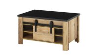 Couchtisch SHERWOOD 62 Old Style hell und anthrazit 93x60