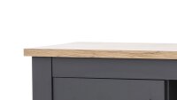 Sideboard 55 CATANIA 4-türig anthrazit Wotan Eiche Soft-Close