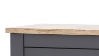 Sideboard CATANIA 2-türig anthrazit Wotan Eiche Soft Close