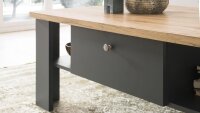 Couchtisch 61 CATANIA anthrazit Wotan Eiche Dekor Soft-Close