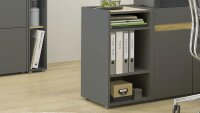 Kommode 57 CITY HOME OFFICE anthrazit Wotan Eiche