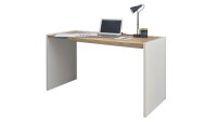 Schreibtisch 06 CITY HOME OFFICE weiß Wotan Eiche