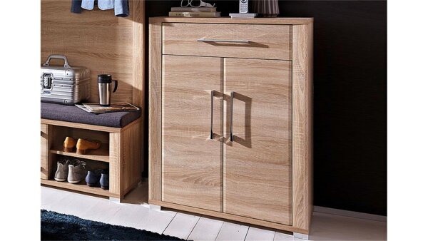 Schuhschrank GO Schrank Highboard in Eiche Sonoma Dekor