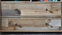 Vitrine BONANZA Vitrinenschrank Driftwood B 83 cm