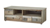 TV-Unterteil BONANZA Lowboard in Driftwood B 130 cm