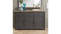 Sideboard JASMIN Kommode Anrichte in graphit und Artisan...