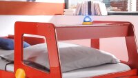 Feuerwehrbett Spark MDF rot Lack inkl Beleuchtung