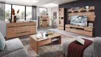 Sideboard MEMPHIS Kommode MDF Artisan Eiche und graphit