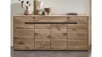 Sideboard BELLANO Anrichte Eiche natur graphit mit Softclose