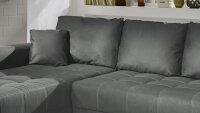 Ecksofa MERLIN Monolith 85 grau elektr. Sitztiefenverstellung