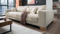 Bigsofa PLAY Megasofa Sofa Stoff beige inkl. Kissen 286 cm