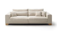 Bigsofa PLAY Megasofa Sofa Stoff beige inkl. Kissen 286 cm