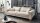 Bigsofa PLAY Megasofa Sofa Cord creme inkl. Kissen 286 cm