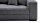 Big Sofa Borneo Lincoln 90 Cord grau mit Nosagunterfederung