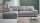 Ecksofa Angel Lincoln 86 Cord grau Nosagunterfederung 281x177 cm