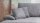 Ecksofa Angel Lincoln 86 Cord grau Nosagunterfederung 281x177 cm