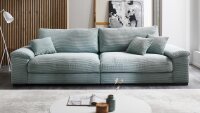 Big Sofa Angel Lincoln 72 Cord mint mit Nosagunterfederung