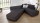 Wohnlandschaft links MODENA Ecksofa Sofa Bett in schwarz mit Nachtkonsole