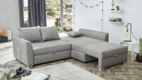 Wohnlandschaft BOOMER Ecksofa Sofa in grau mit...