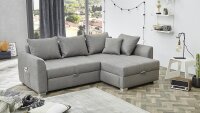 Wohnlandschaft BOOMER Ecksofa Sofa in grau mit...