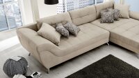 Wohnlandschaft SAN FRANCISCO Sofa Ecksofa Polstersofa in beige