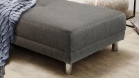 Schlafsofa ROY in Stoff braun inkl. Bettkasten Kissen 84x200