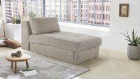 Recamiere ROBIN Schlafsofa Sofa Polstersofa Liege beige mit Federkern