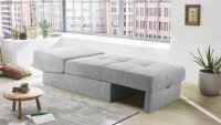 Recamiere ROBIN Schlafsofa Sofa Polstersofa Liege grau mit Federkern