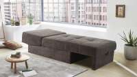 Recamiere ROBIN Schlafsofa Sofa Polstersofa Liege braun mit Federkern