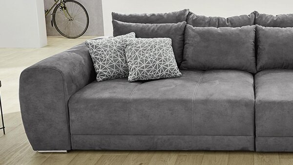 Big popular Sofa in dunkel grau