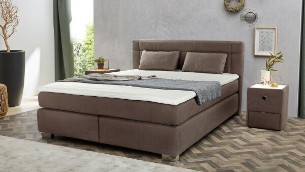 Boxspringbett System ROMANA MIX 180x200 dunkelbraun TTFK