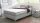 Boxspringbett NORA 140x200 grau Wendematratze H2/H3 Topper