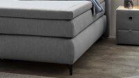 Boxspringbett JESSICA MIX 180x200 grau 7-Zonen TTFK H3/H4 Topper