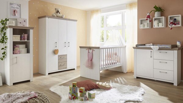 Babyzimmer NEW YORK 7tlg in Anderson Pine Nelson Eiche