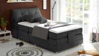 Boxspringbett Carpino Stoff anthrazit Komfortbett mit...