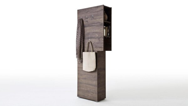 Garderobenpaneel VICENZA Garderobe Paneel Wenge