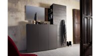 Garderobenpaneel VICENZA Garderobe Paneel Wenge