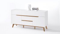 Sideboard CERVO Kommode Anrichte in weiß matt Lack...