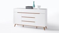 Sideboard CERVO Anrichte Kommode in weiß matt Lack...